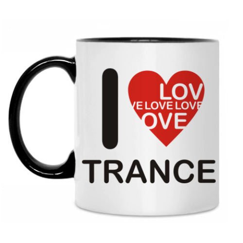 Кружка i love trance