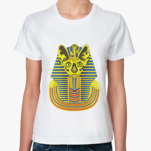 Классическая футболка Кот фараон
