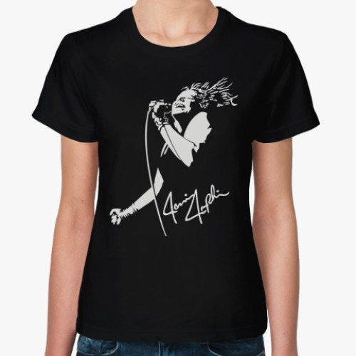 Женская футболка  Janis Joplin