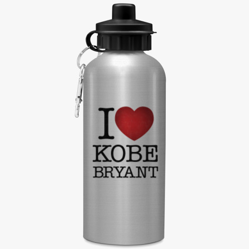 Бутылка с карабином (500 мл) I love Kobe bryant