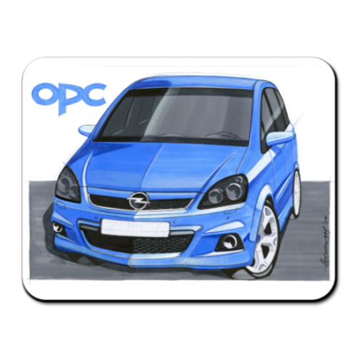 Коврик для мыши Opel Zafira OPC