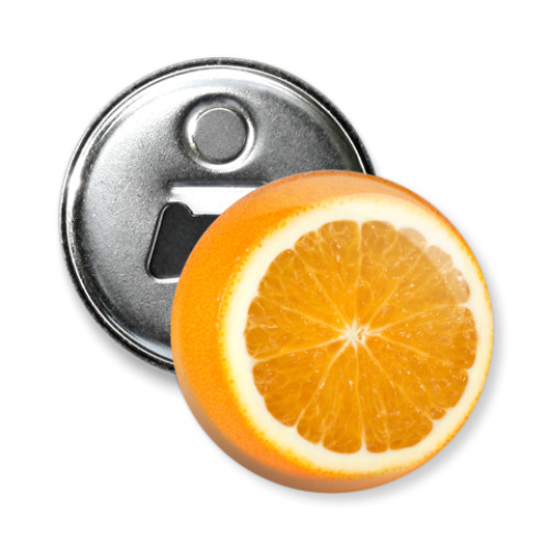 Магнит-открывашка Апельсин