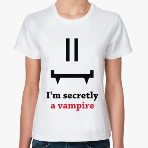 Классическая футболка Secret vampire