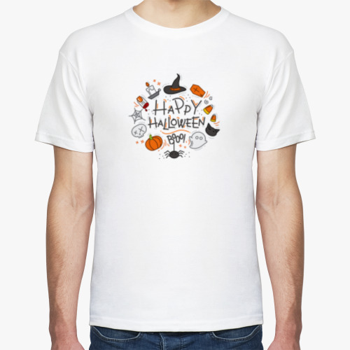 Футболка Happy Halloween! Boooo!!!