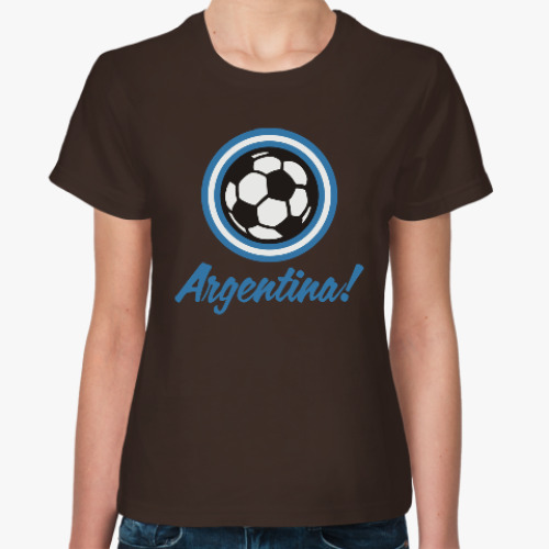 Женская футболка Аргентина