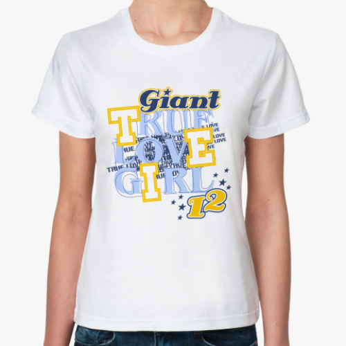 Классическая футболка True love girl