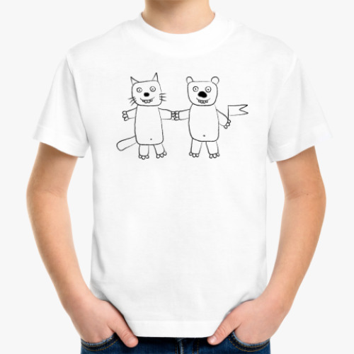 Детская футболка 'Друзья'
