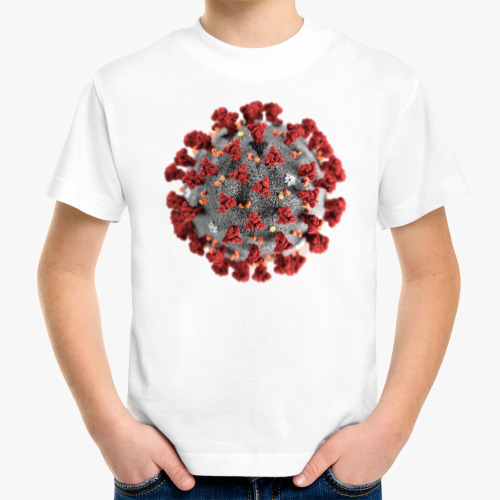 Детская футболка Коронавирус 3D