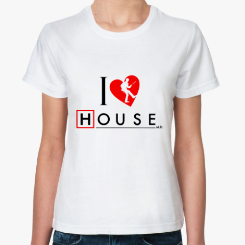 Классическая футболка House love
