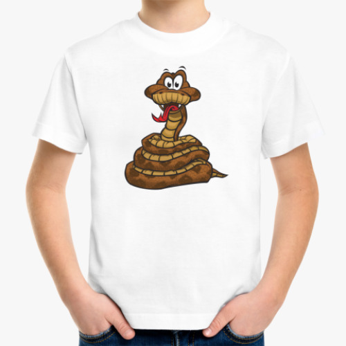 Детская футболка Змея