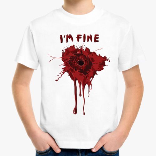 Детская футболка I'm fine