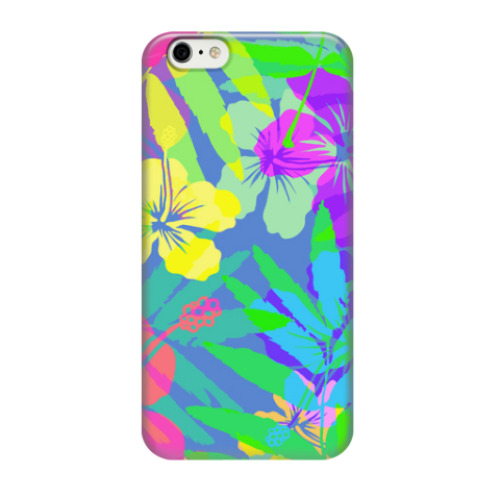 Чехол для iPhone 6/6s Тропические цветы