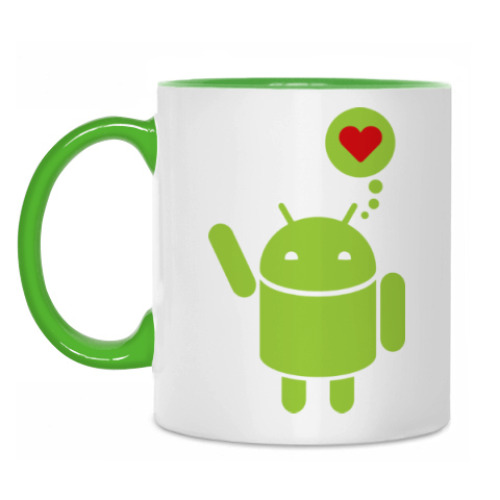 Кружка Love Android