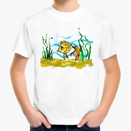 Детская футболка Золотая рыбка