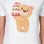 Медвежонок с тортом