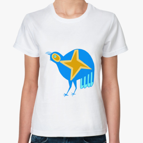 Классическая футболка  'Звездная курочка'