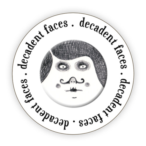 Костер (подставка под кружку) Decadent Face