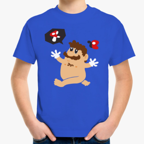Детская футболка Супер Марио и грибы