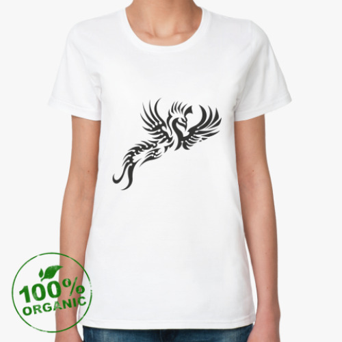 Женская футболка из органик-хлопка Жар-птица