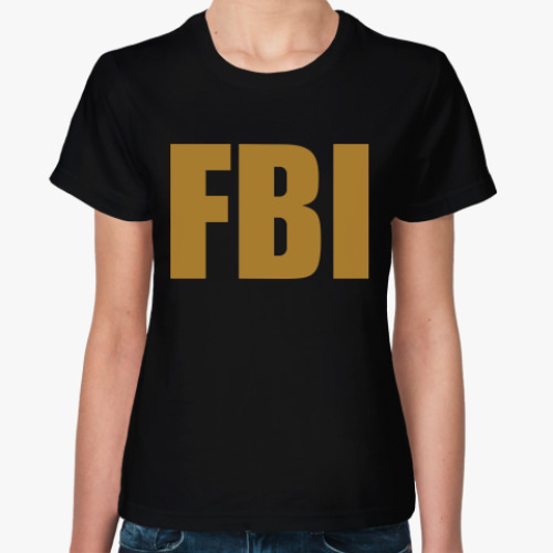 Женская футболка FBI