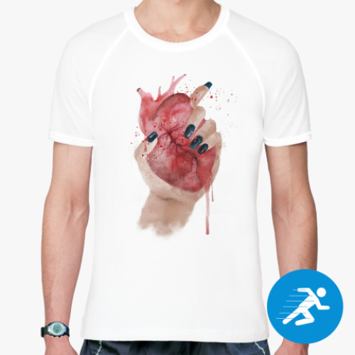 Спортивная футболка Сердце в руке