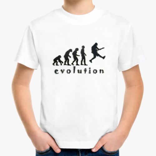 Детская футболка Музыкальная Эволюция