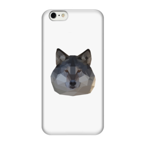 Чехол для iPhone 6/6s Полигональный волк