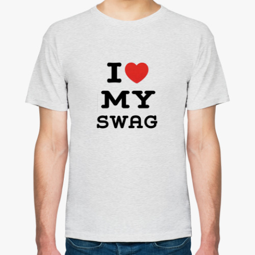 Футболка  I ♥ my swag.