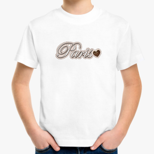 Детская футболка Paris