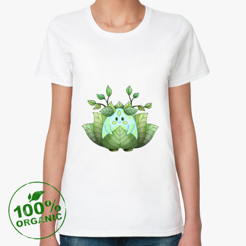 Женская футболка из органик-хлопка Милый лесной дух