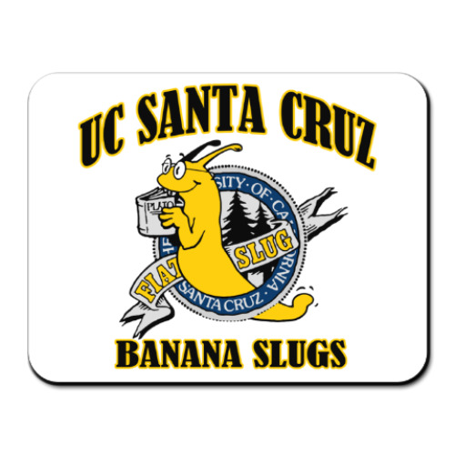 Коврик для мыши uc santa cruz banana slugs