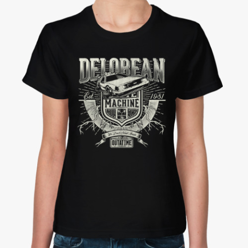 Женская футболка DeLorean