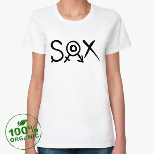 Женская футболка из органик-хлопка S.O.X.