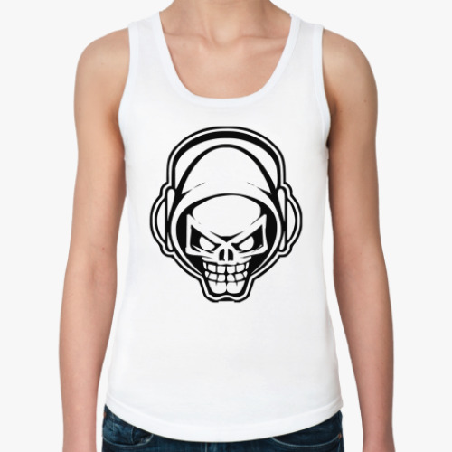 Женская майка dnb skull майка