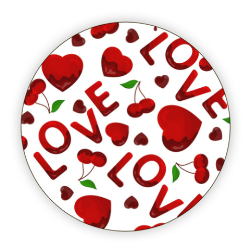 Костер (подставка под кружку) Love