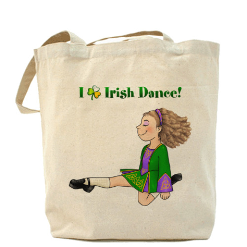 Сумка шоппер I love Irish dance