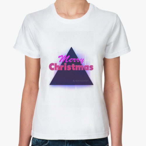 Классическая футболка Merry Christmas