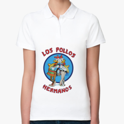 Женская рубашка поло (печать) Los Pollos Hermanos