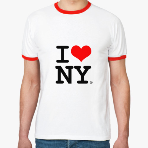 Футболка Ringer-T I Love NY
