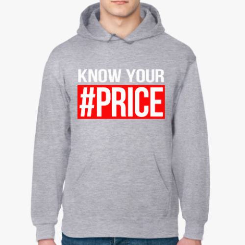 Толстовка худи KNOW YOUR #PRICE