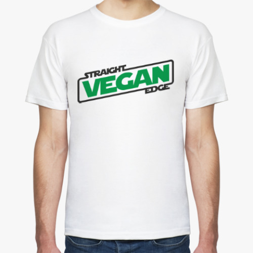 Футболка vegan straight edge