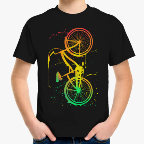Детская футболка Велосипед