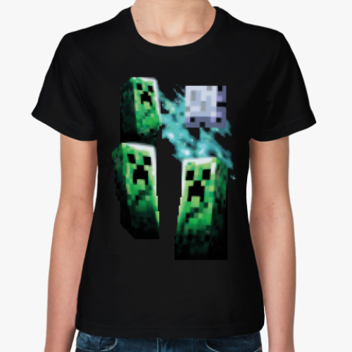 Женская футболка Creeper ( Pixels )