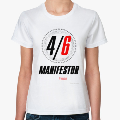 Классическая футболка Human Design 4/6 Манифестор