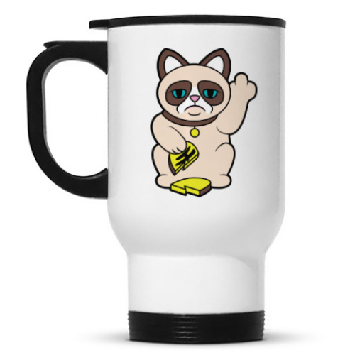 Кружка-термос Tard Grumpy Cat Maneki Neko