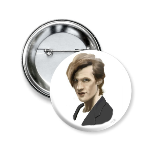 Значок 50мм Matt Smith