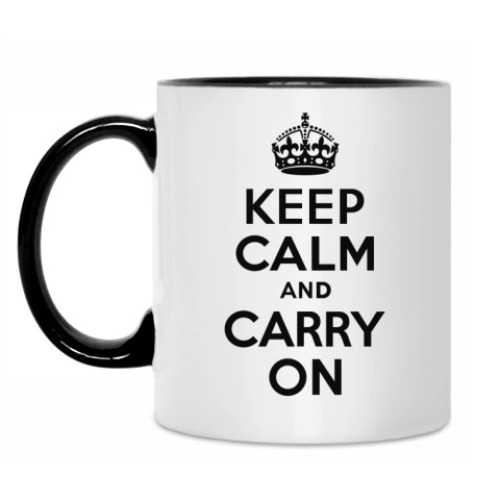 Кружка Keep calm and carry on