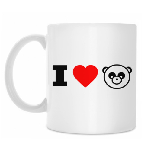 Кружка I love panda