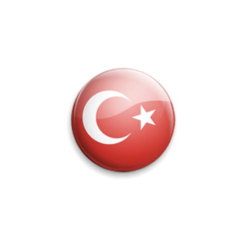 Значок 25мм Turkey