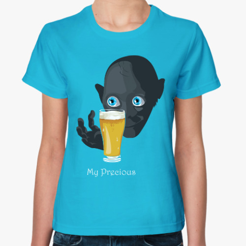 Женская футболка Шмыга и пиво